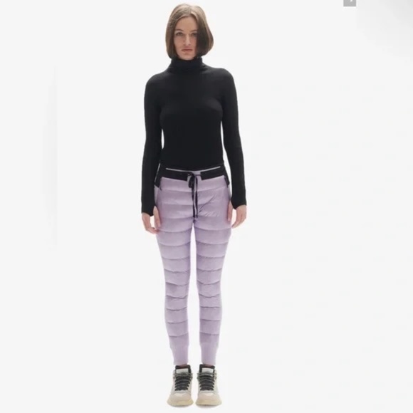 Share  NWT Holden Outerwear Down Hybrid Jogger Puffer Pants in Lavender Size S - Picture 3 of 7